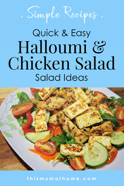 Halloumi & Chicken Salad - Simple Salads