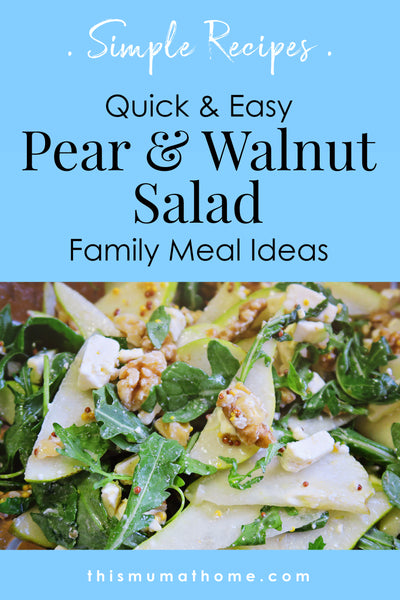 Pear & Walnut Salad - Salad Ideas