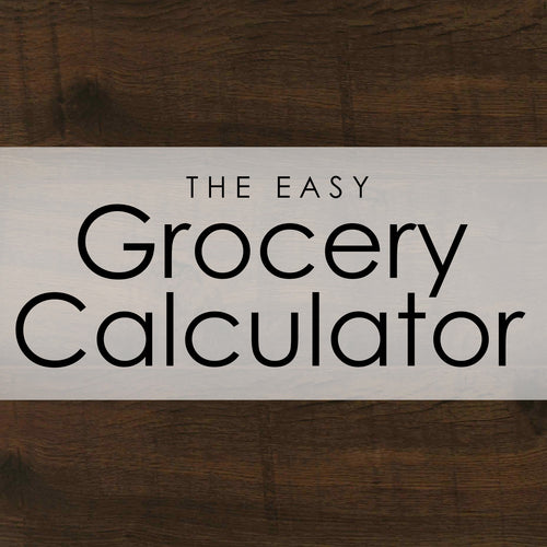 Z - Week Easy Grocery Calculator - (VIP 50% OFF)